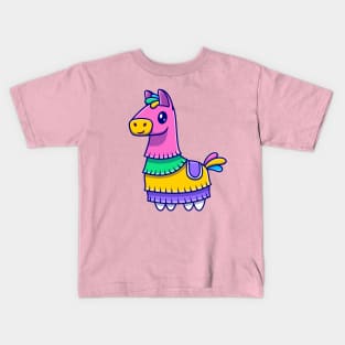 Cute Horse Pinata Kids T-Shirt